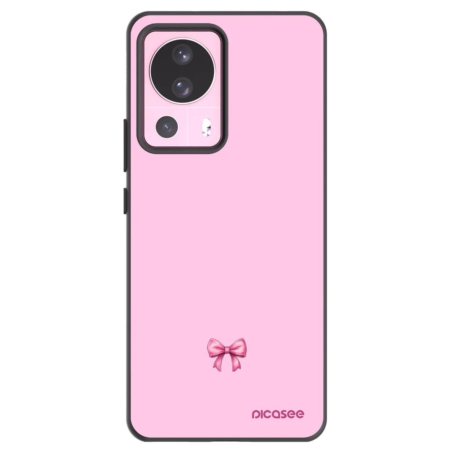Picasee crna silikonska maskica za Xiaomi 13 Lite - Blush bow