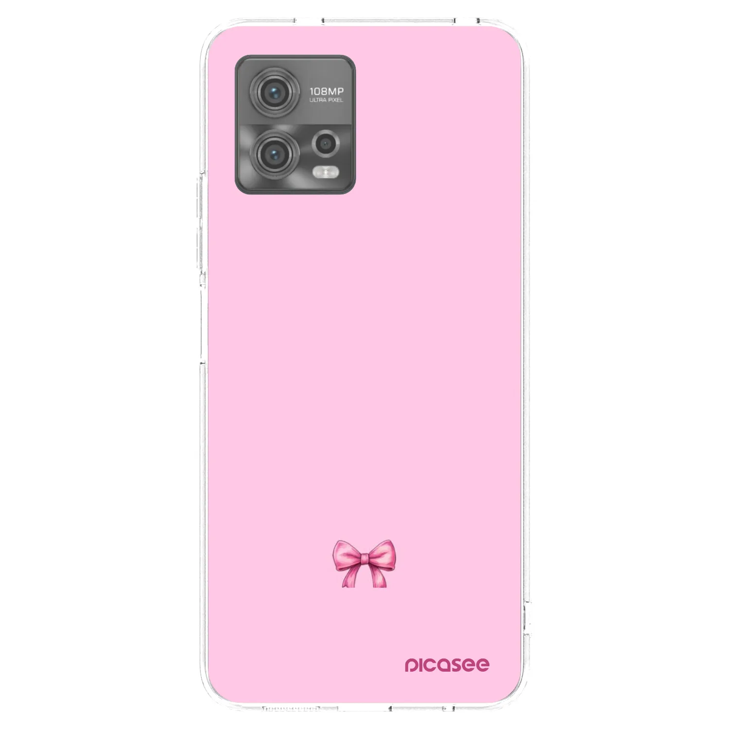 Picasee silikonska prozirna maskica za Motorola Moto G72 - Blush bow