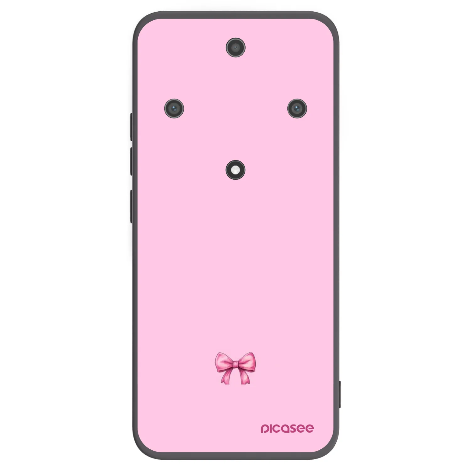 Picasee crna silikonska maskica za Honor Magic5 Lite 5G - Blush bow