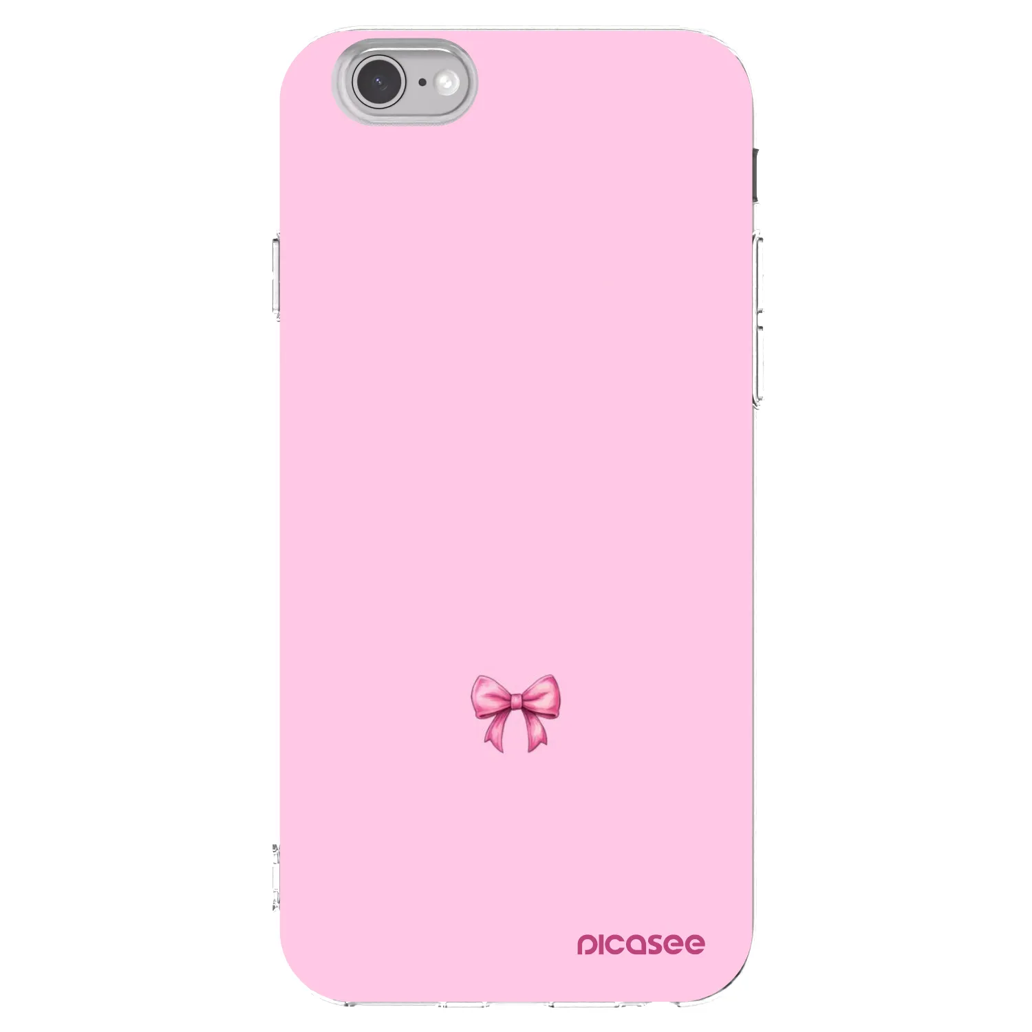 Picasee silikonska prozirna maskica za Apple iPhone 6/6S - Blush bow