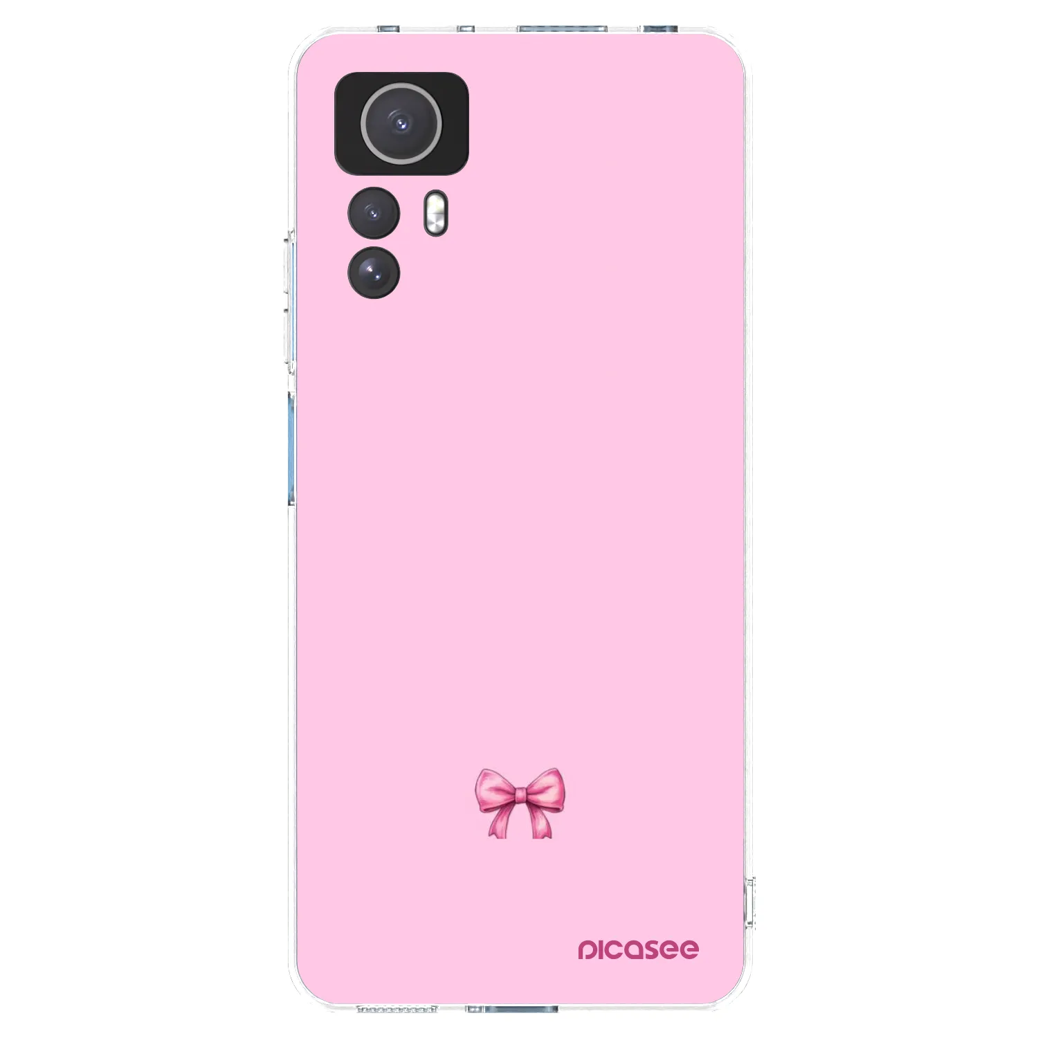 Picasee silikonska prozirna maskica za Xiaomi Redmi Note 12S - Blush bow