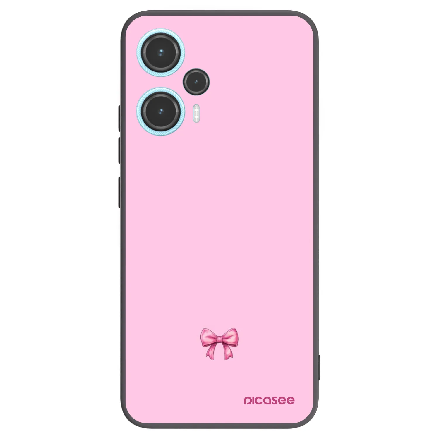 Picasee crna silikonska maskica za Xiaomi Poco F5 - Blush bow