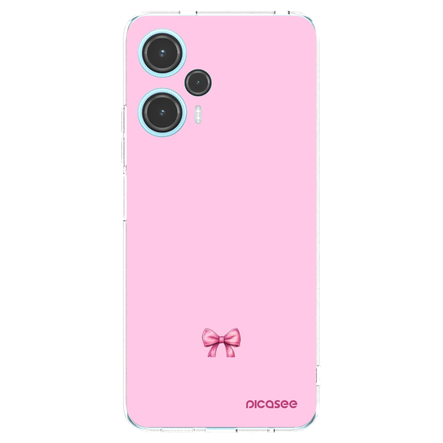 Picasee silikonska prozirna maskica za Xiaomi Poco F5 - Blush bow