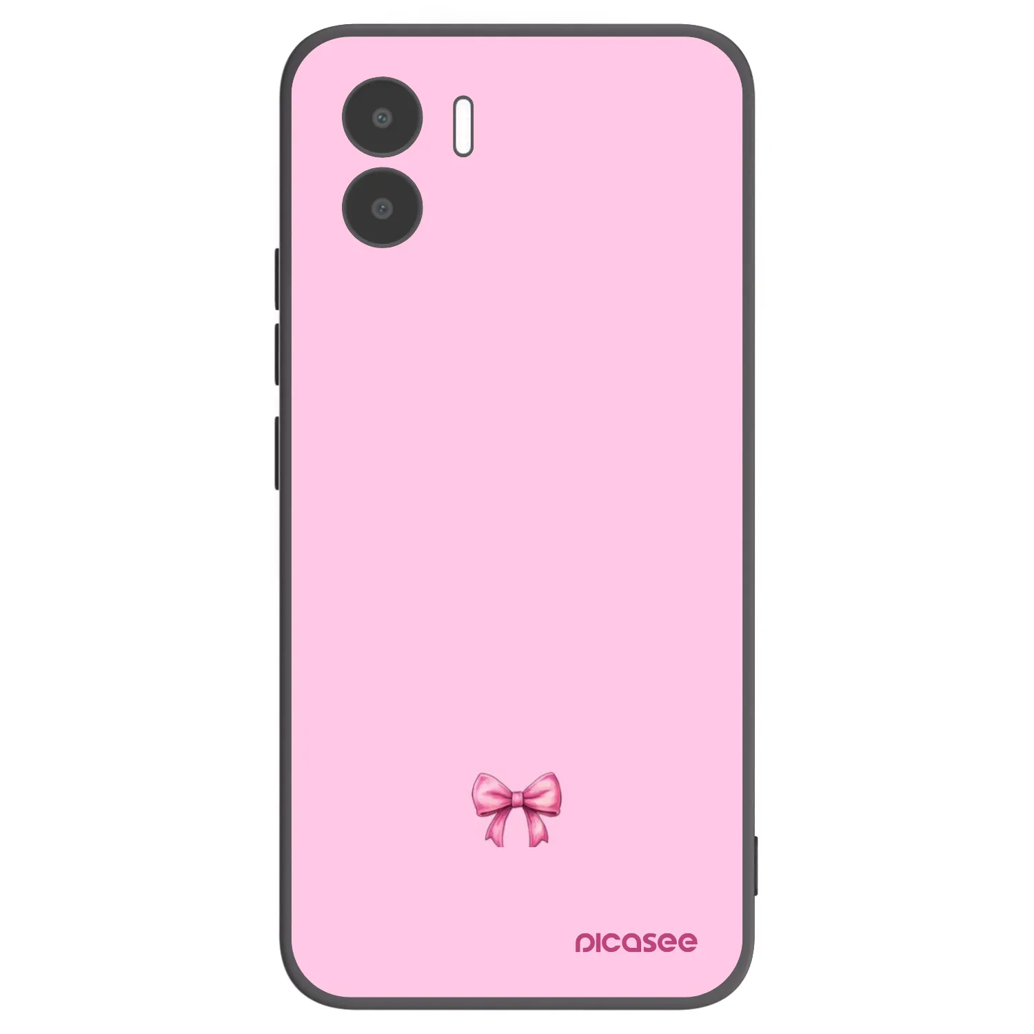 Picasee crna silikonska maskica za Xiaomi Redmi A2 - Blush bow