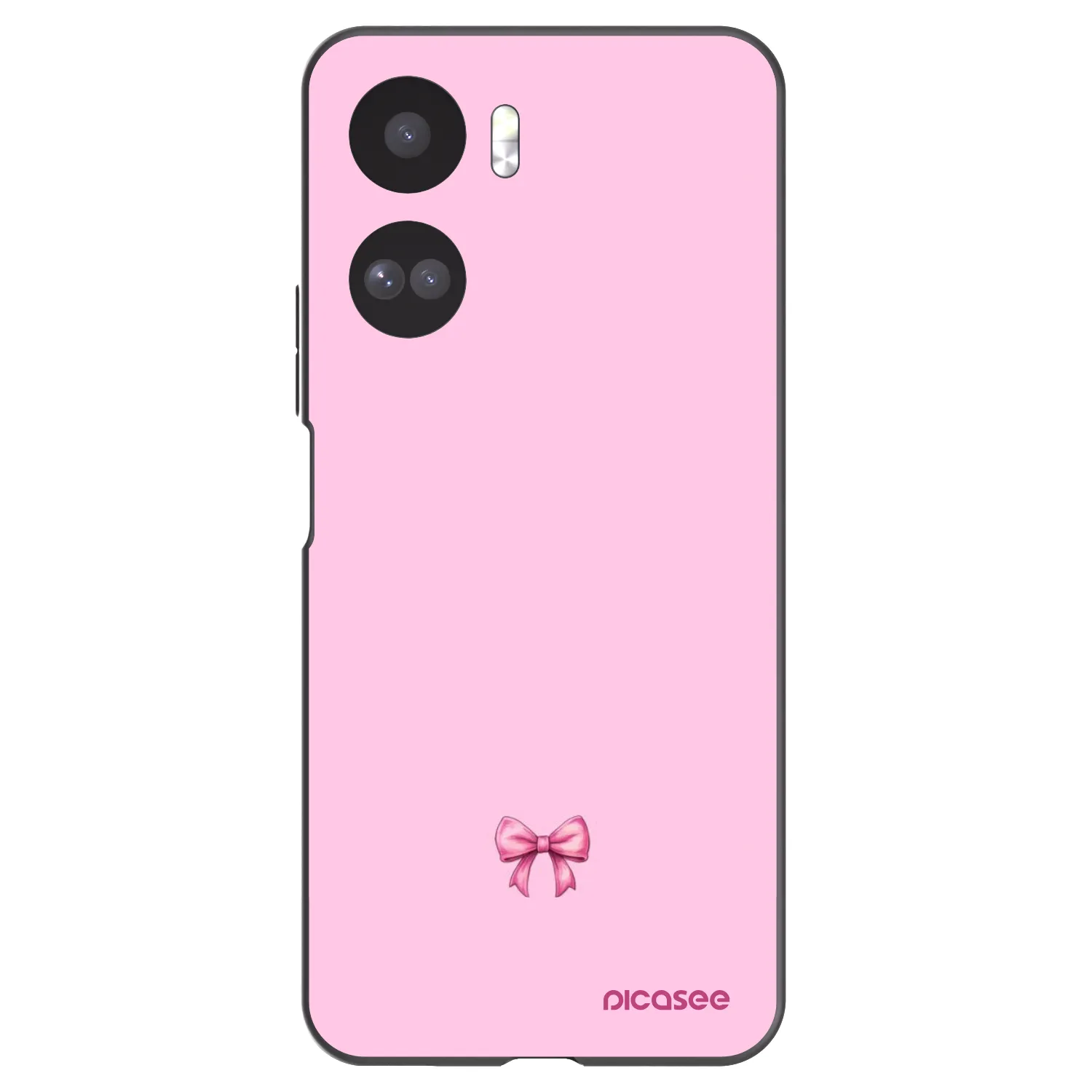 Picasee crna silikonska maskica za Honor 90 Lite 5G - Blush bow