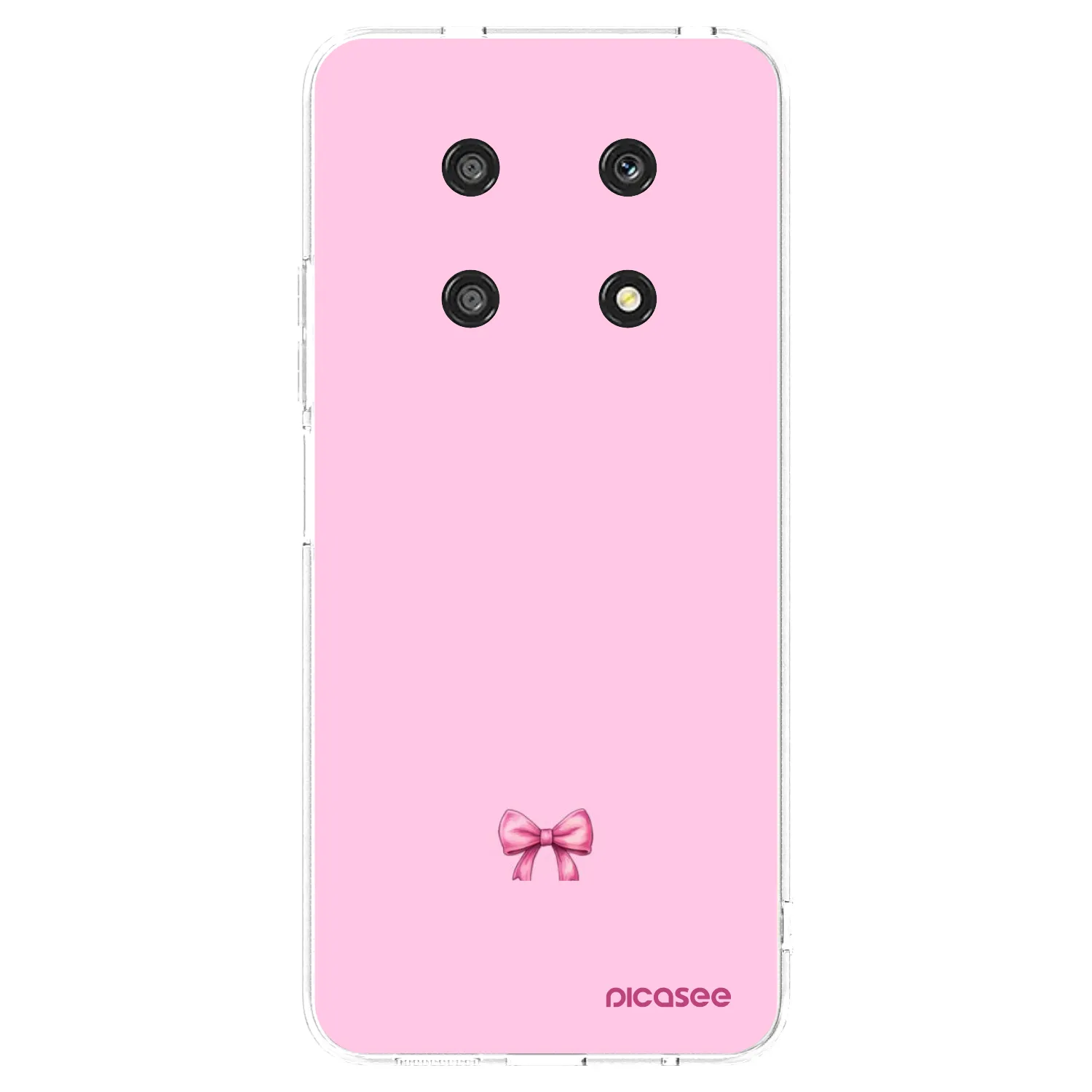 Picasee silikonska prozirna maskica za Honor Magic4 Lite 5G - Blush bow
