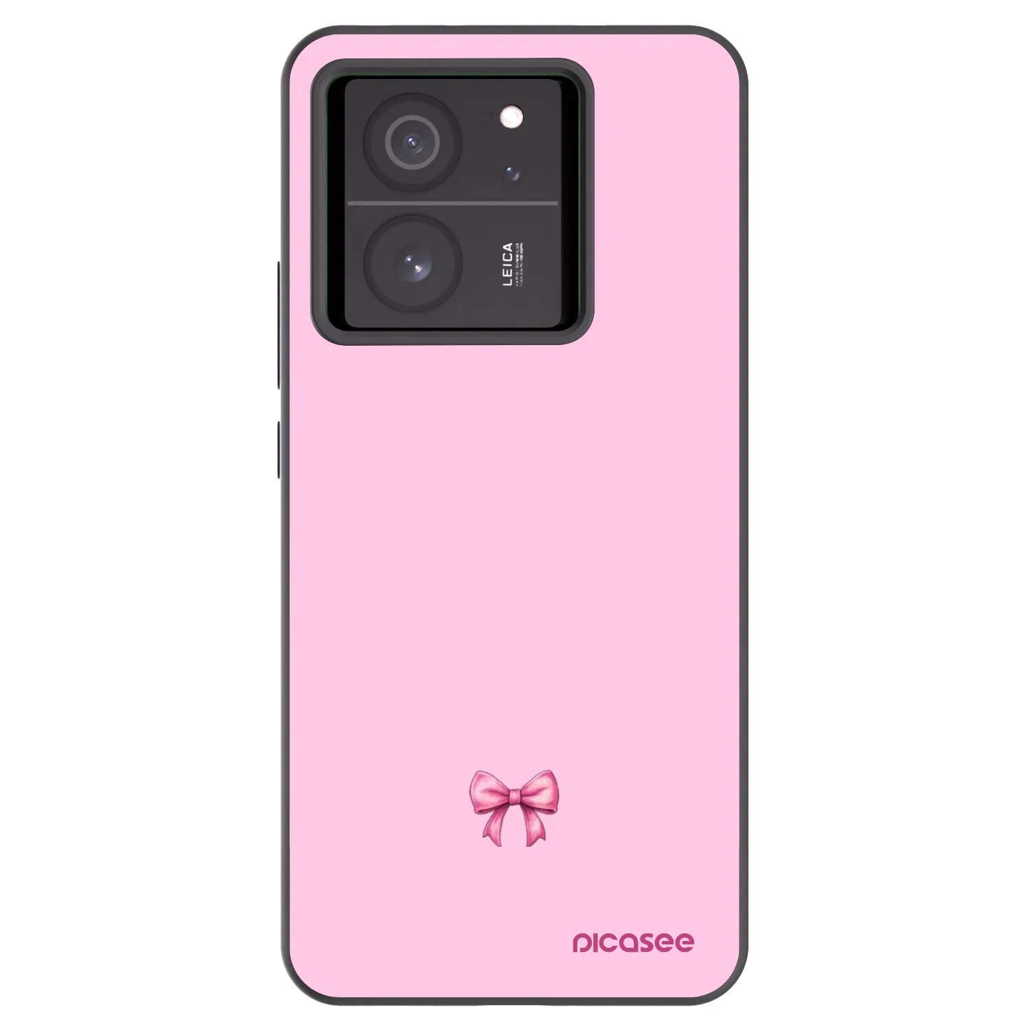Picasee crna silikonska maskica za Xiaomi 13T Pro - Blush bow