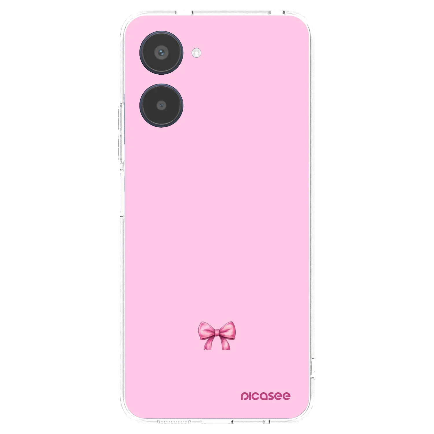 Picasee silikonska prozirna maskica za Realme 10 4G - Blush bow