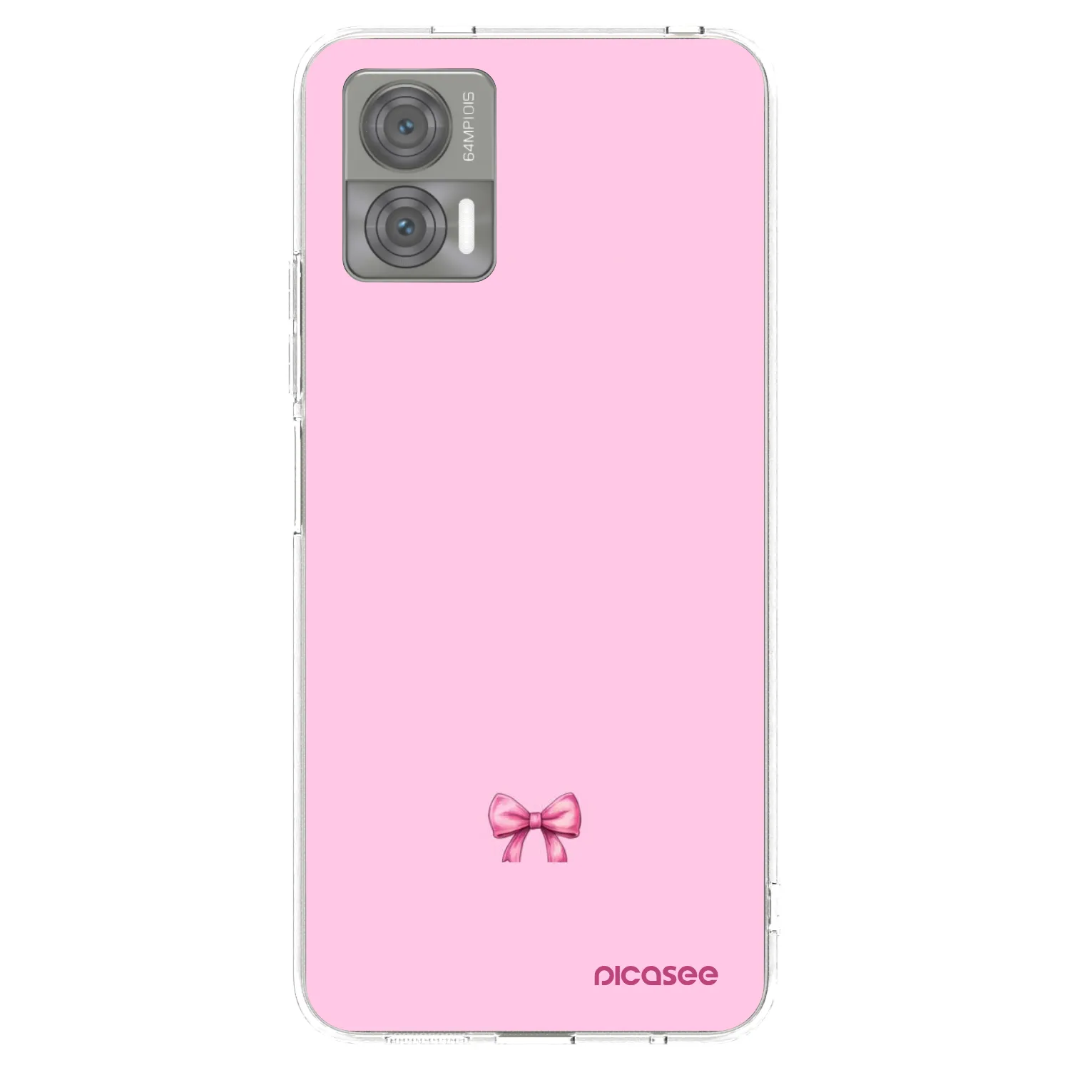 Picasee silikonska prozirna maskica za Motorola Edge 30 Neo - Blush bow