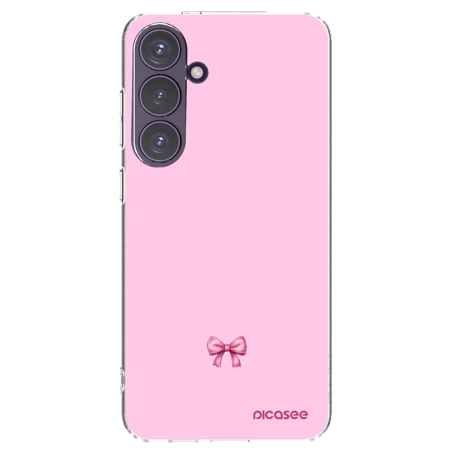 Picasee silikonska prozirna maskica za Samsung Galaxy S24+ S926B 5G - Blush bow