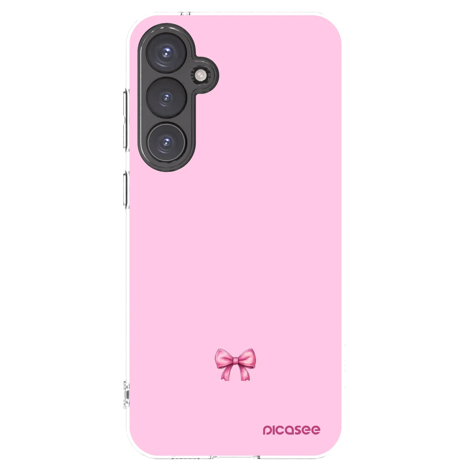 Picasee silikonska prozirna maskica za Samsung Galaxy S23 FE S711B - Blush bow