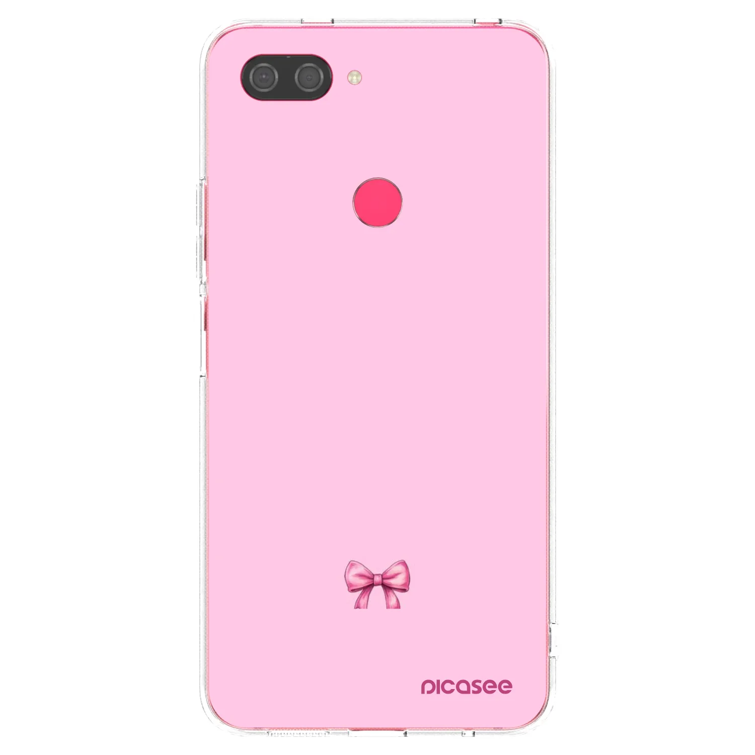 Picasee silikonska prozirna maskica za Xiaomi Mi 8 Lite - Blush bow