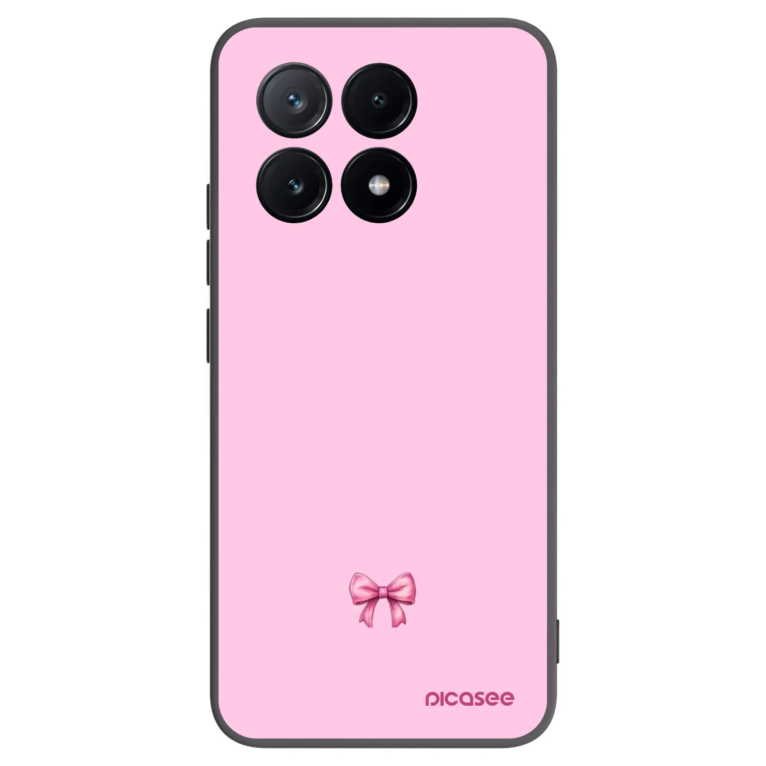 Picasee crna silikonska maskica za Xiaomi Poco X6 Pro - Blush bow