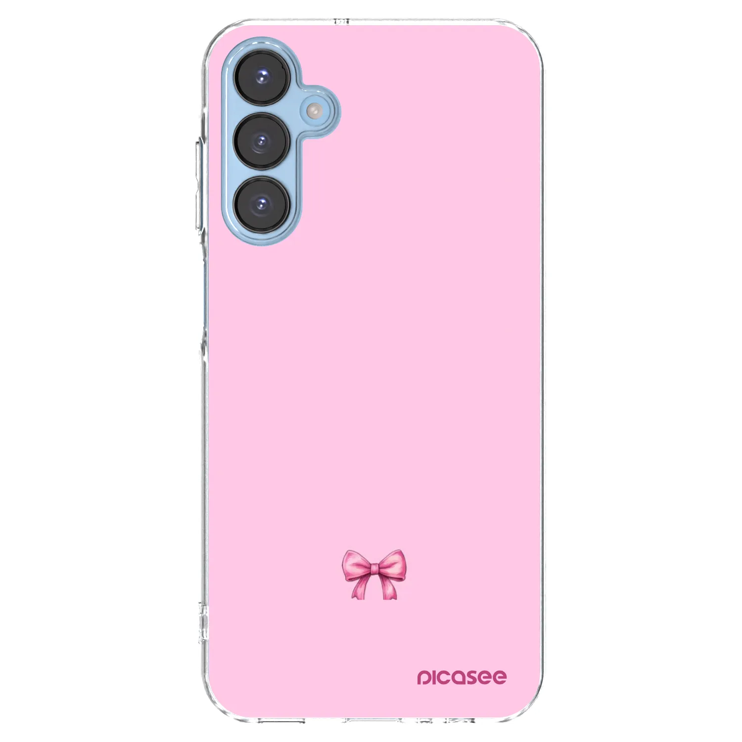 Picasee silikonska prozirna maskica za Samsung Galaxy A15 A156B 5G - Blush bow