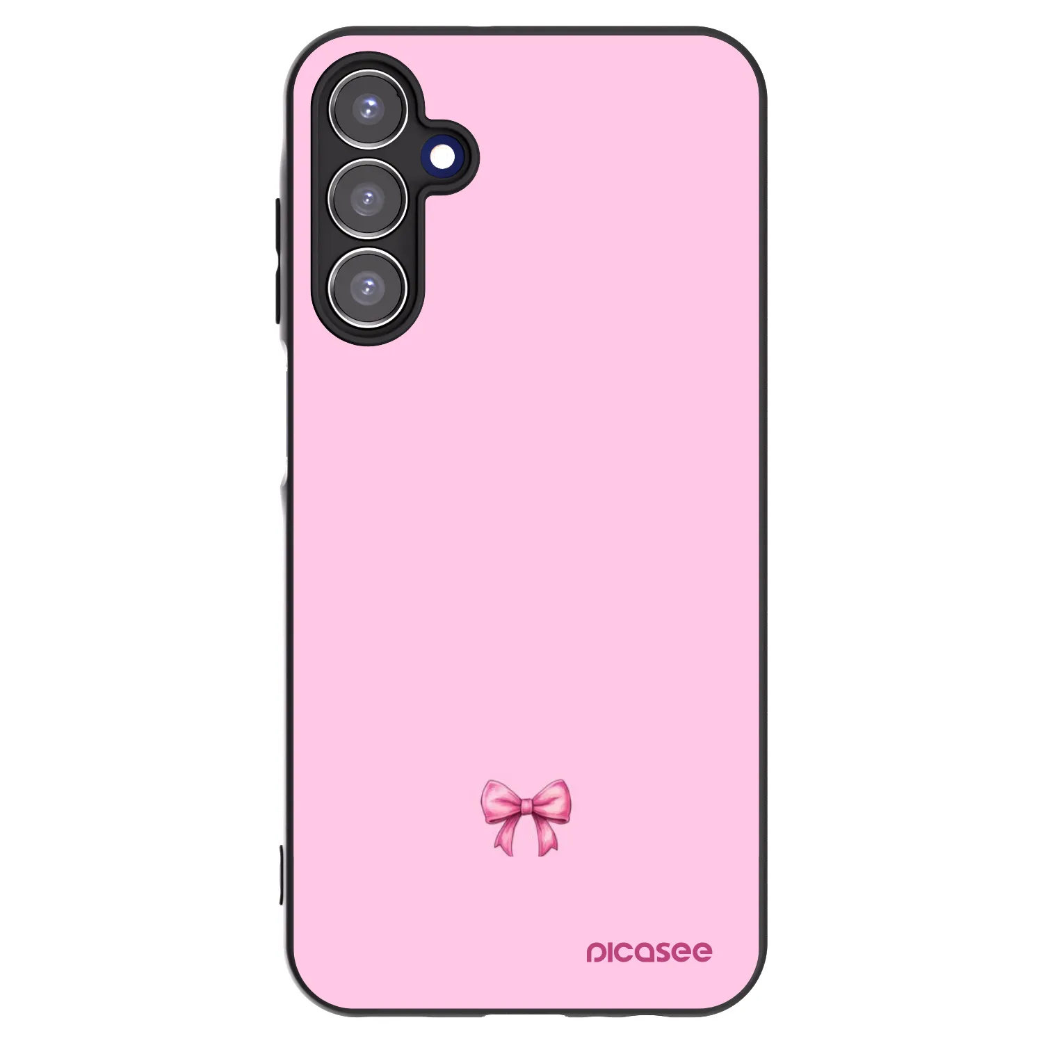 Picasee crna silikonska maskica za Samsung Galaxy A15 A155F 4G - Blush bow