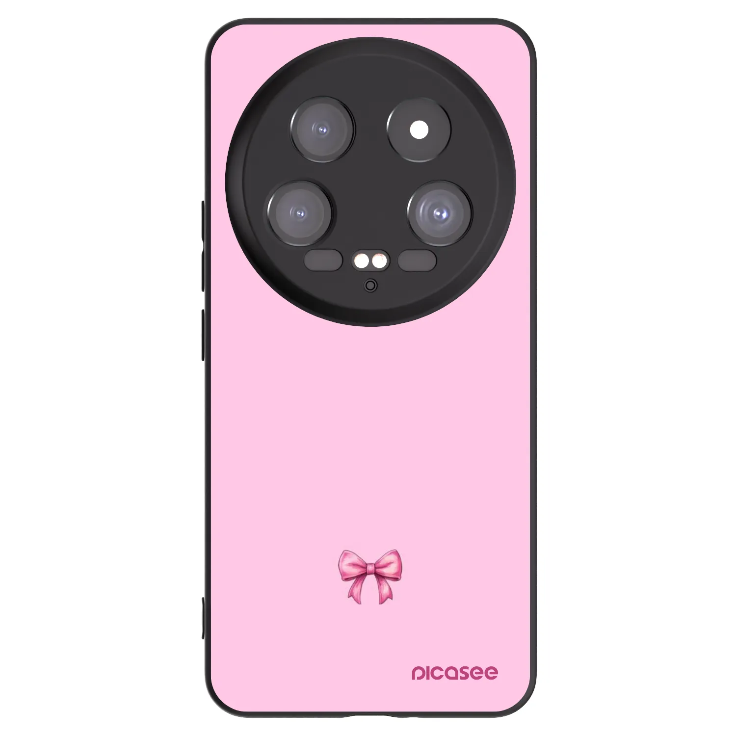 Picasee crna silikonska maskica za Xiaomi 14 Ultra - Blush bow