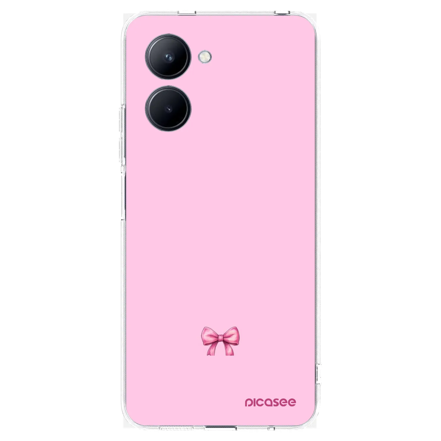 Picasee silikonska prozirna maskica za Realme C33 (2023) - Blush bow