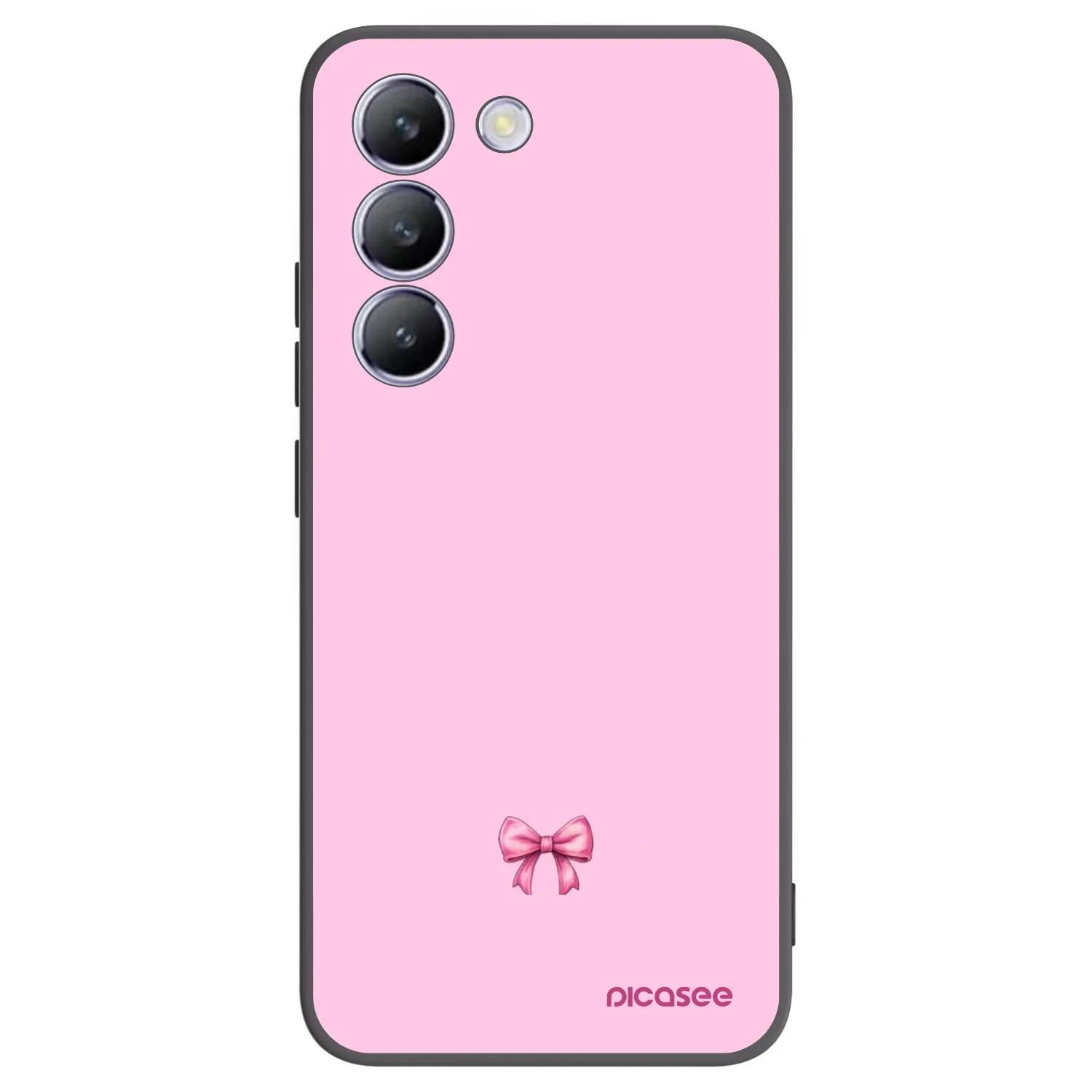 Picasee crna silikonska maskica za Vivo V40 SE 5G - Blush bow