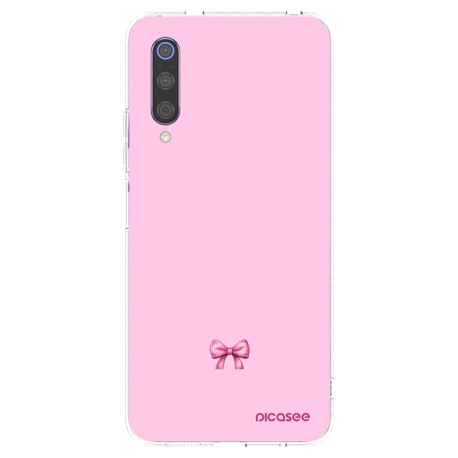 Picasee silikonska prozirna maskica za Xiaomi Mi 9 - Blush bow