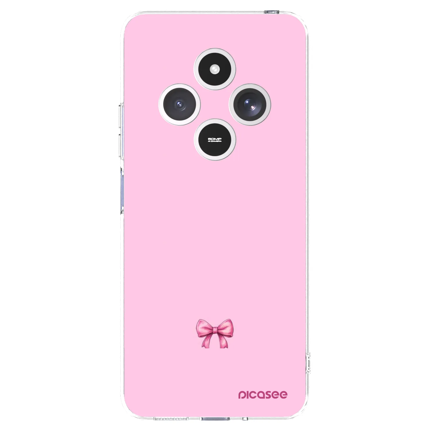 Picasee silikonska prozirna maskica za Xiaomi Redmi 14C - Blush bow