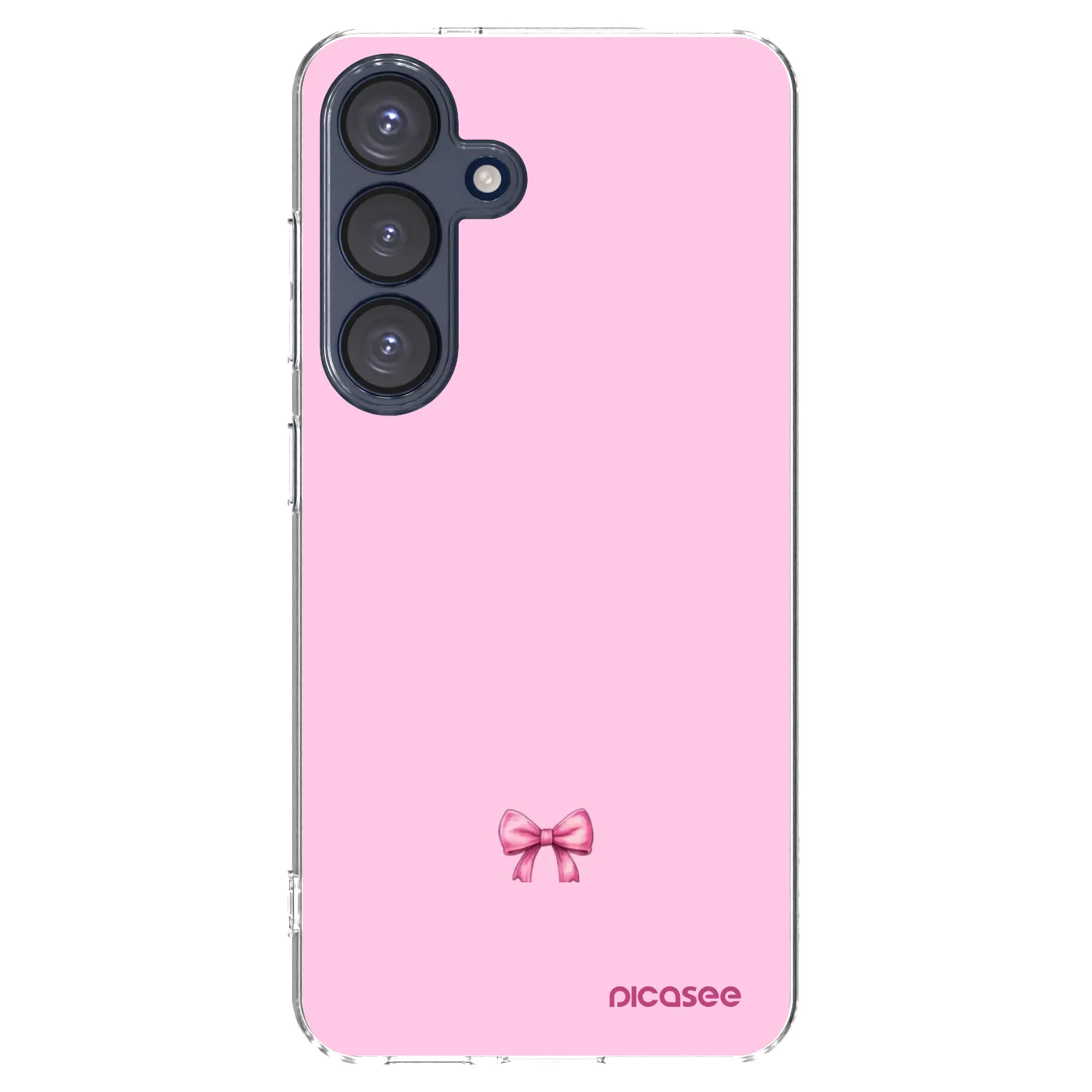 Picasee silikonska prozirna maskica za Samsung Galaxy S25 5G - Blush bow