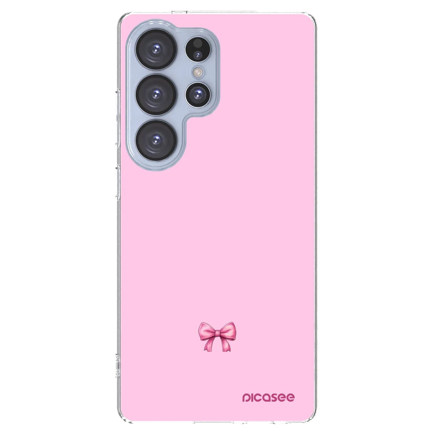 Picasee silikonska prozirna maskica za Samsung Galaxy S25 Ultra 5G - Blush bow