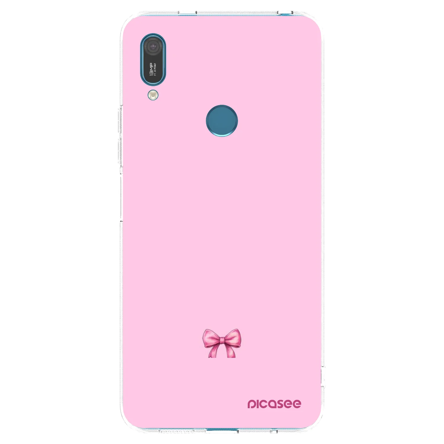 Picasee silikonska prozirna maskica za Huawei Y7 2019 - Blush bow