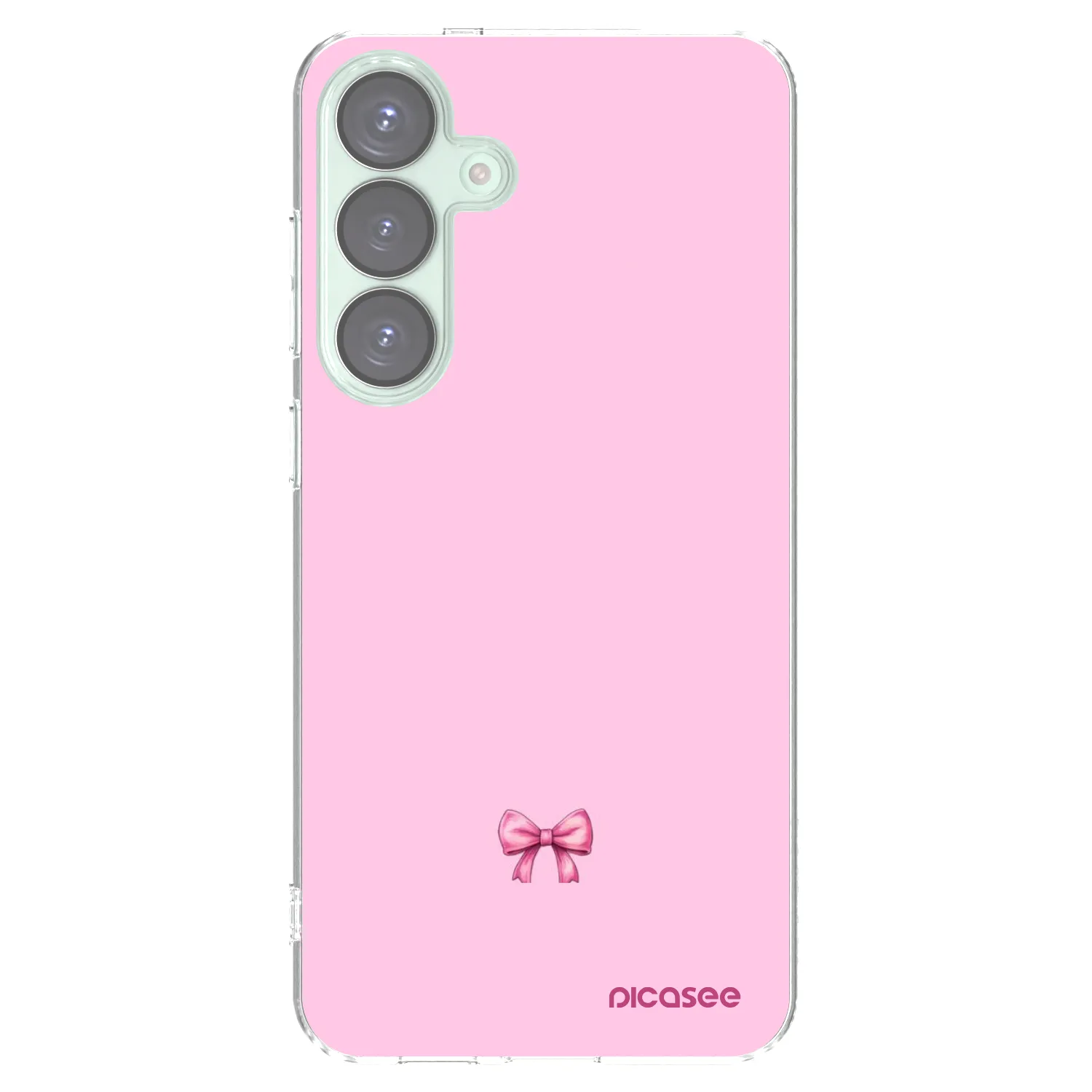 Picasee silikonska prozirna maskica za Samsung Galaxy S25+ 5G - Blush bow