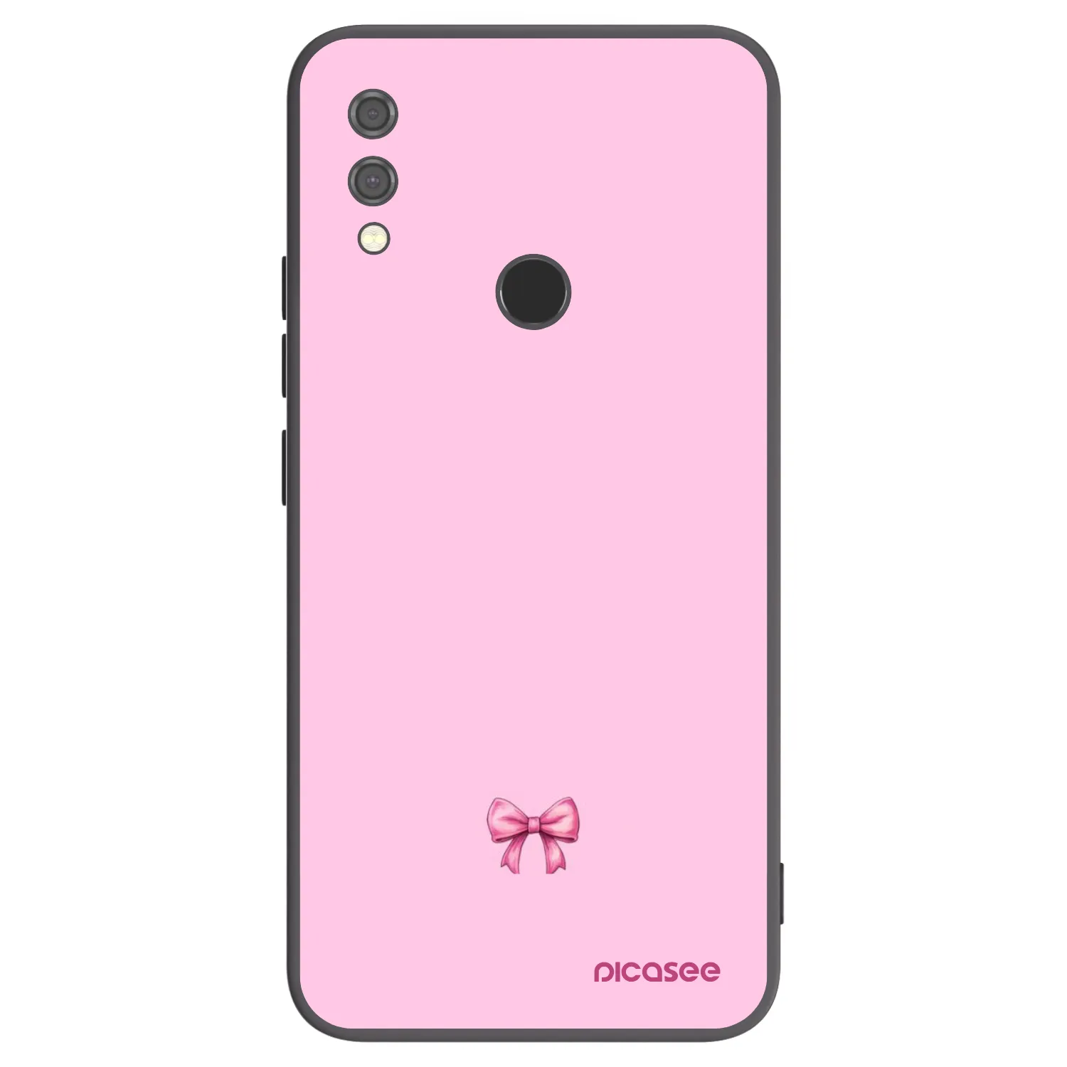 Picasee crna silikonska maskica za Xiaomi Redmi Note 7 - Blush bow