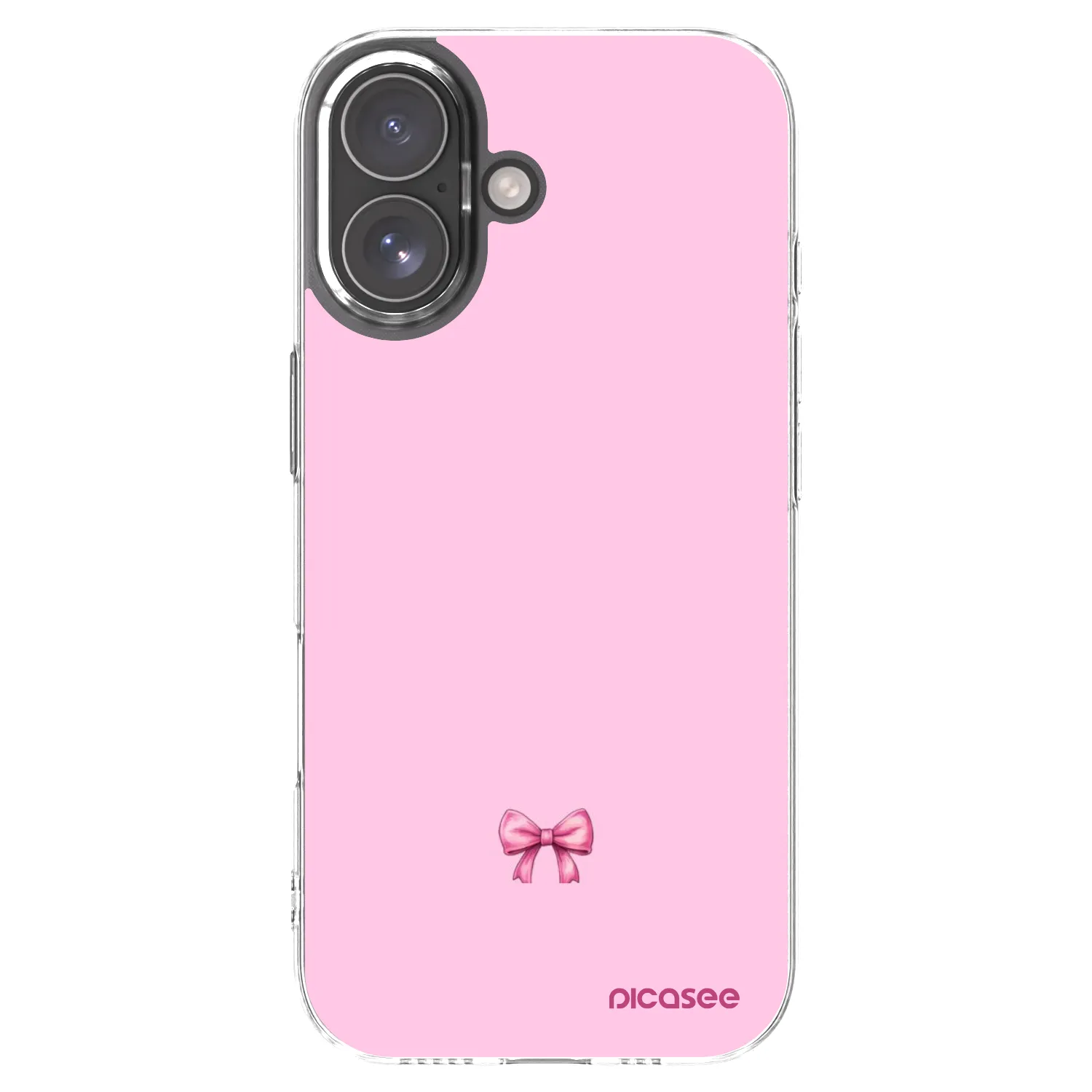 Picasee silikonska prozirna maskica za Apple iPhone 17 - Blush bow