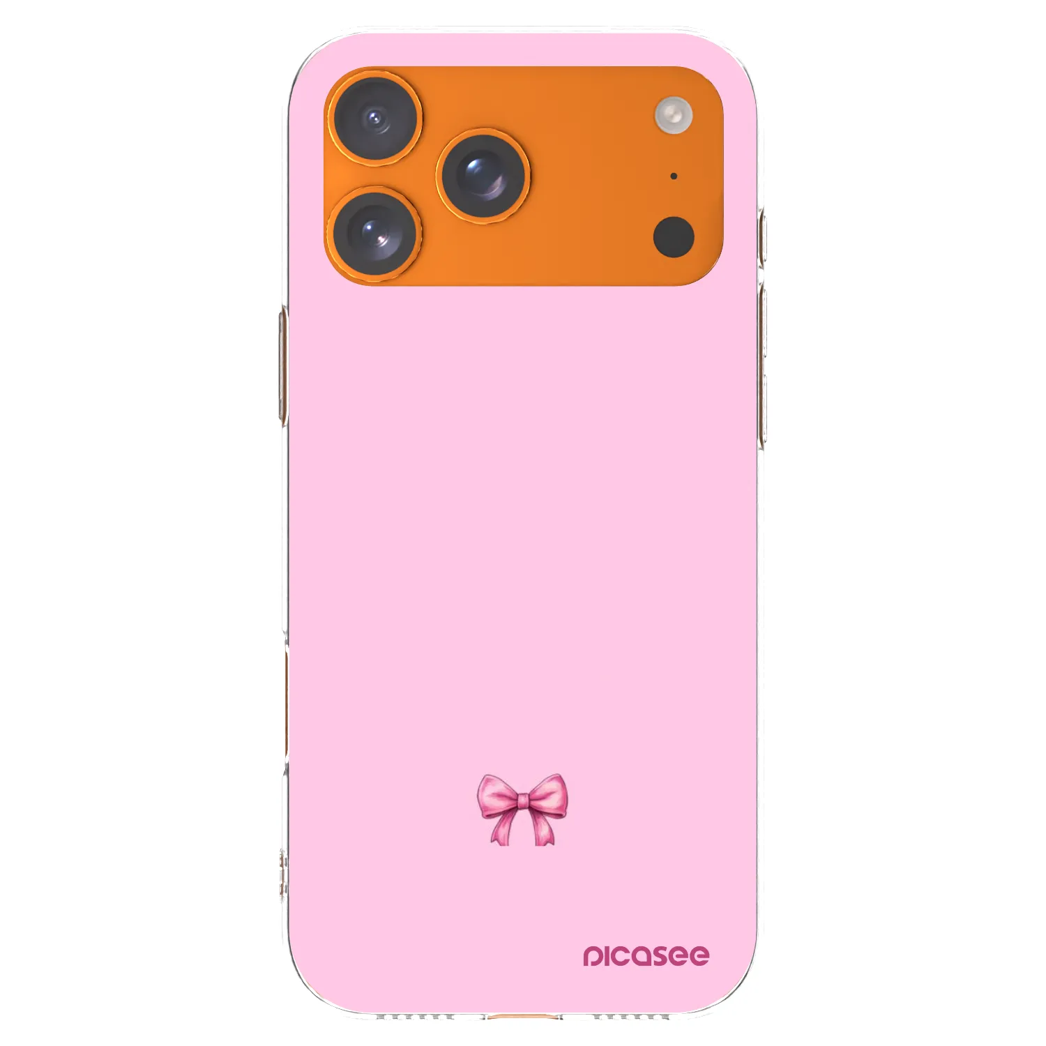 Picasee silikonska prozirna maskica za Apple iPhone 17 Pro Max - Blush bow