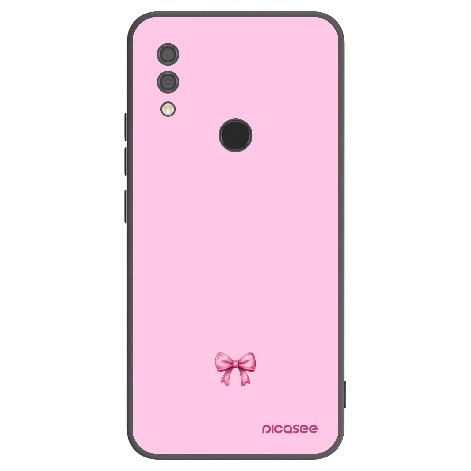 Picasee crna silikonska maskica za Xiaomi Redmi 7 - Blush bow