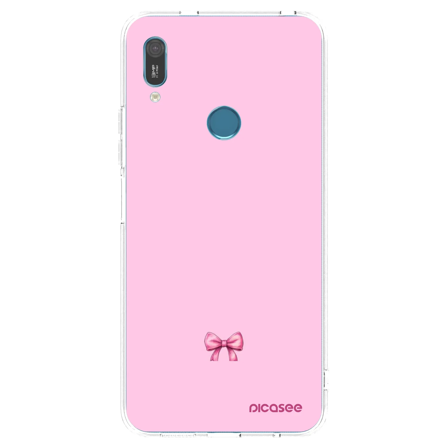 Picasee silikonska prozirna maskica za Huawei Y6 2019 - Blush bow