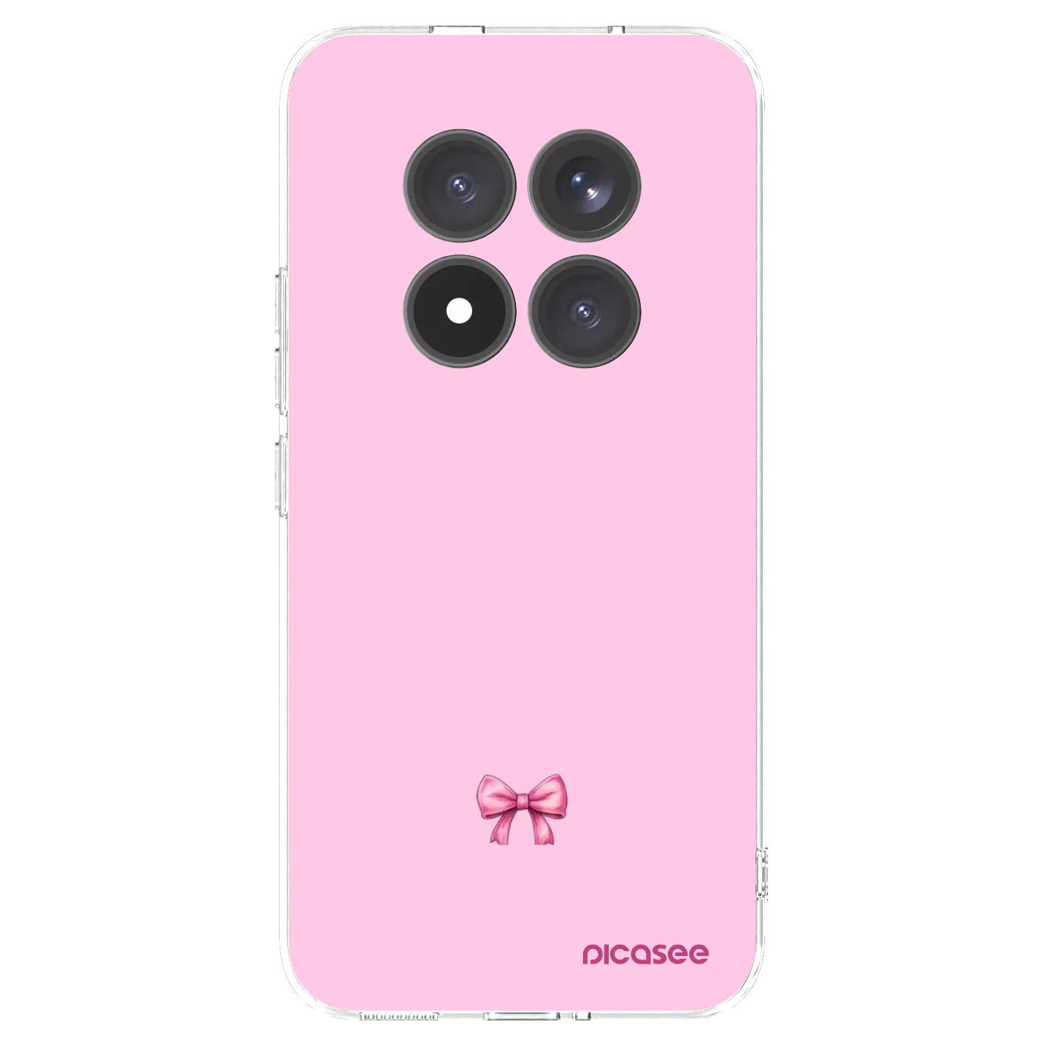 Picasee silikonska prozirna maskica za Xiaomi Redmi Note 15 Pro+ - Blush bow
