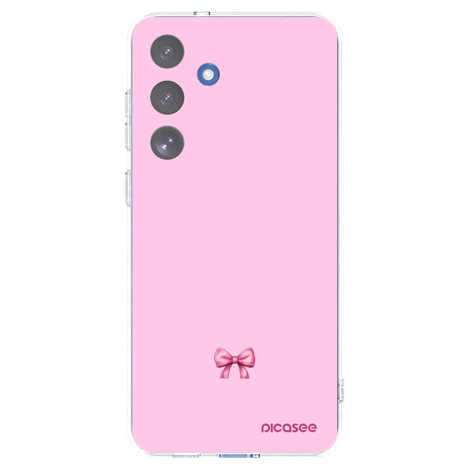 Picasee silikonska prozirna maskica za Samsung Galaxy S25 FE 5G - Blush bow
