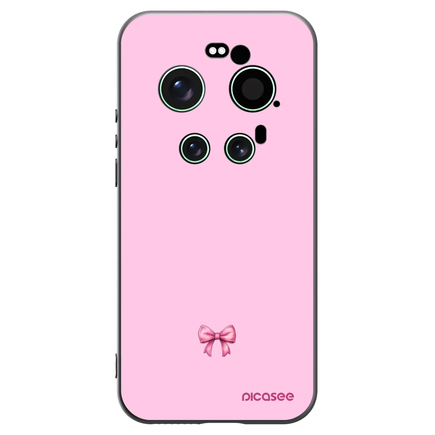 Picasee crna silikonska maskica za Xiaomi 17 Ultra - Blush bow