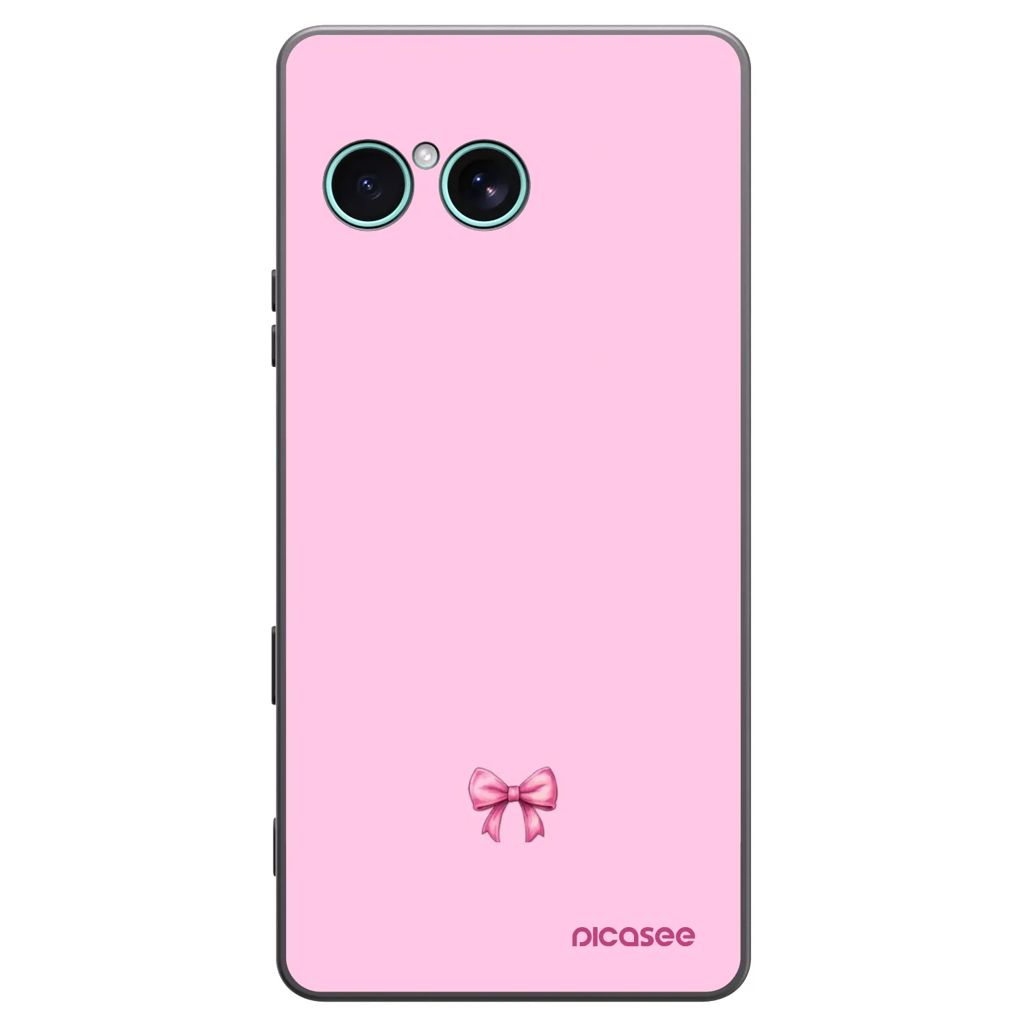 Picasee crna silikonska maskica za Sony Xperia 10 VII - Blush bow