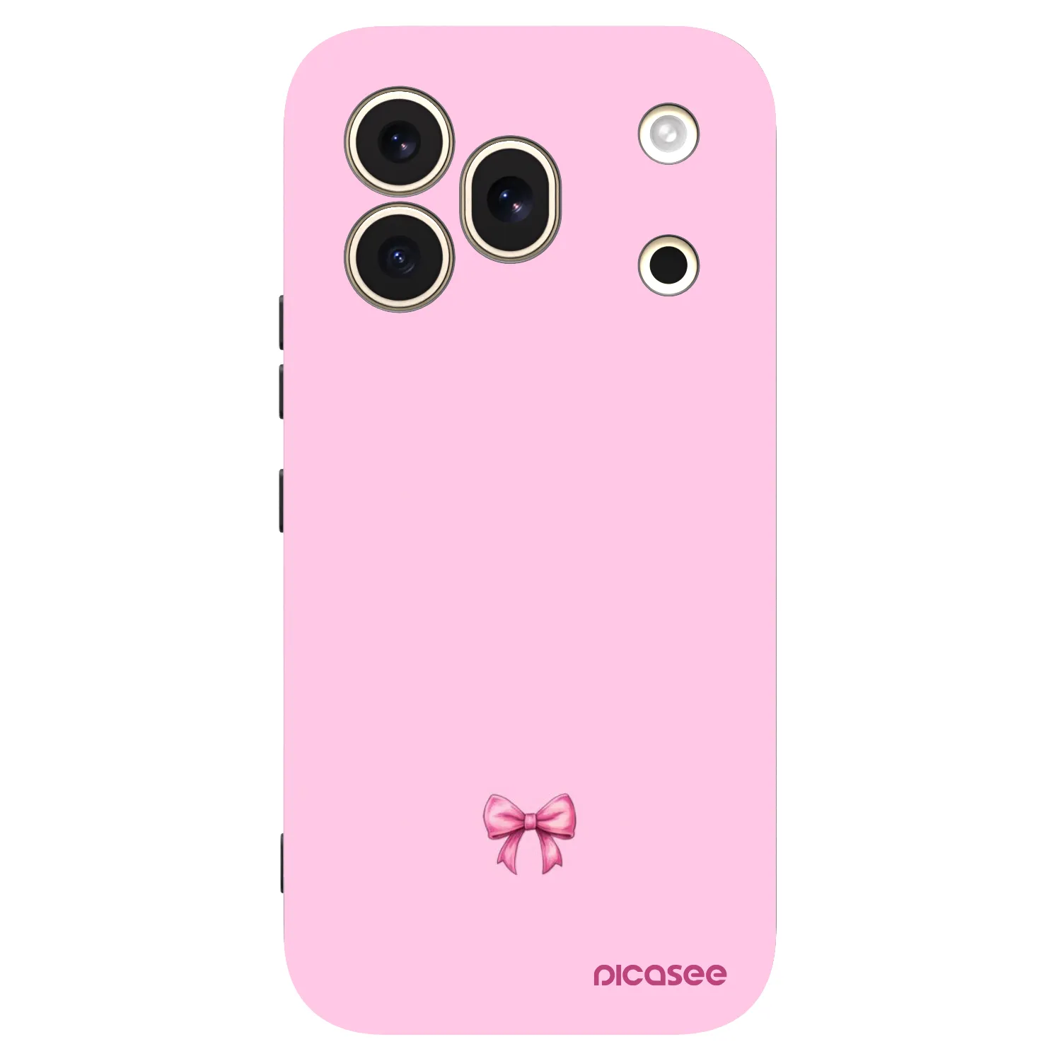 Picasee crna silikonska maskica za Honor 600 Pro - Blush bow