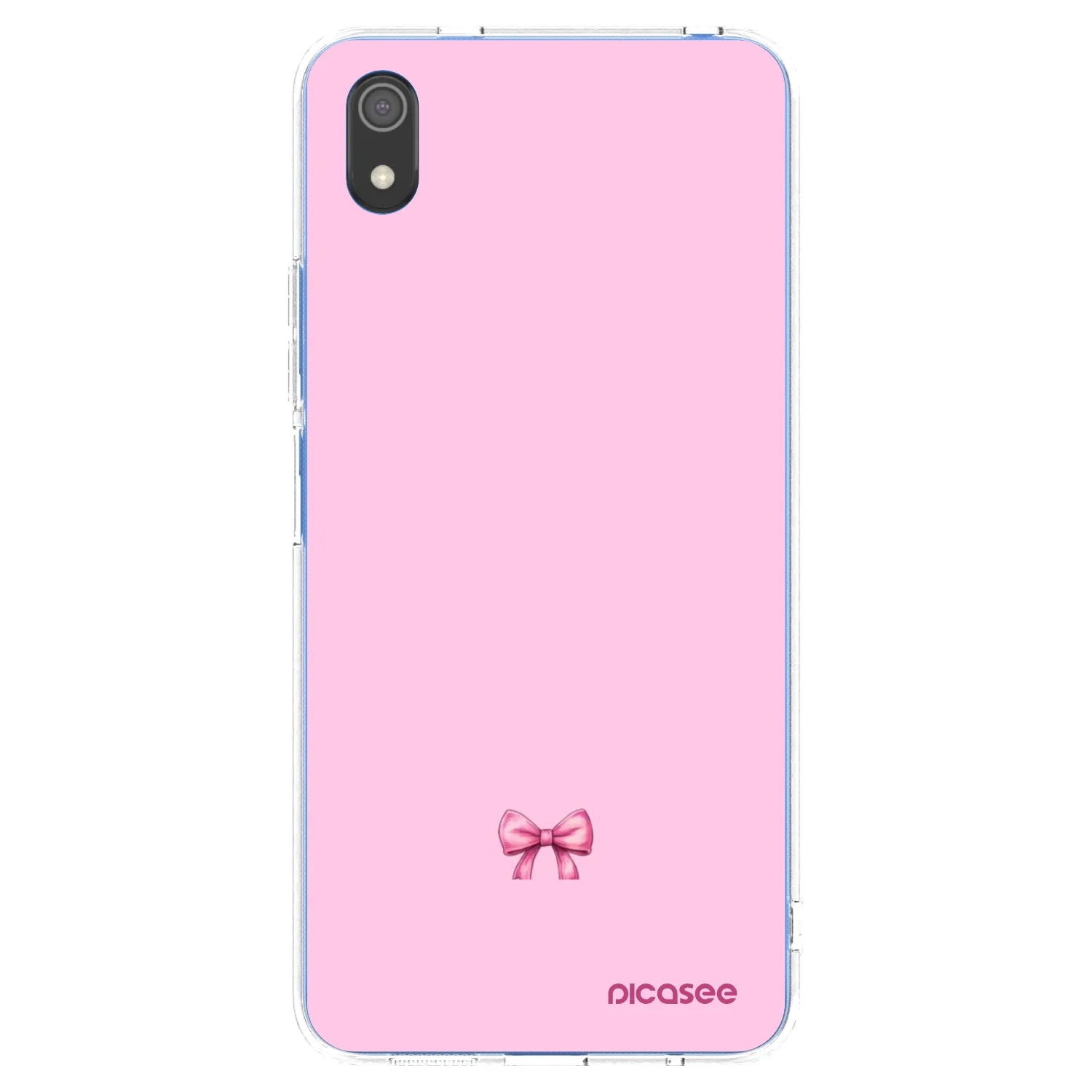 Picasee silikonska prozirna maskica za Xiaomi Redmi 7A - Blush bow