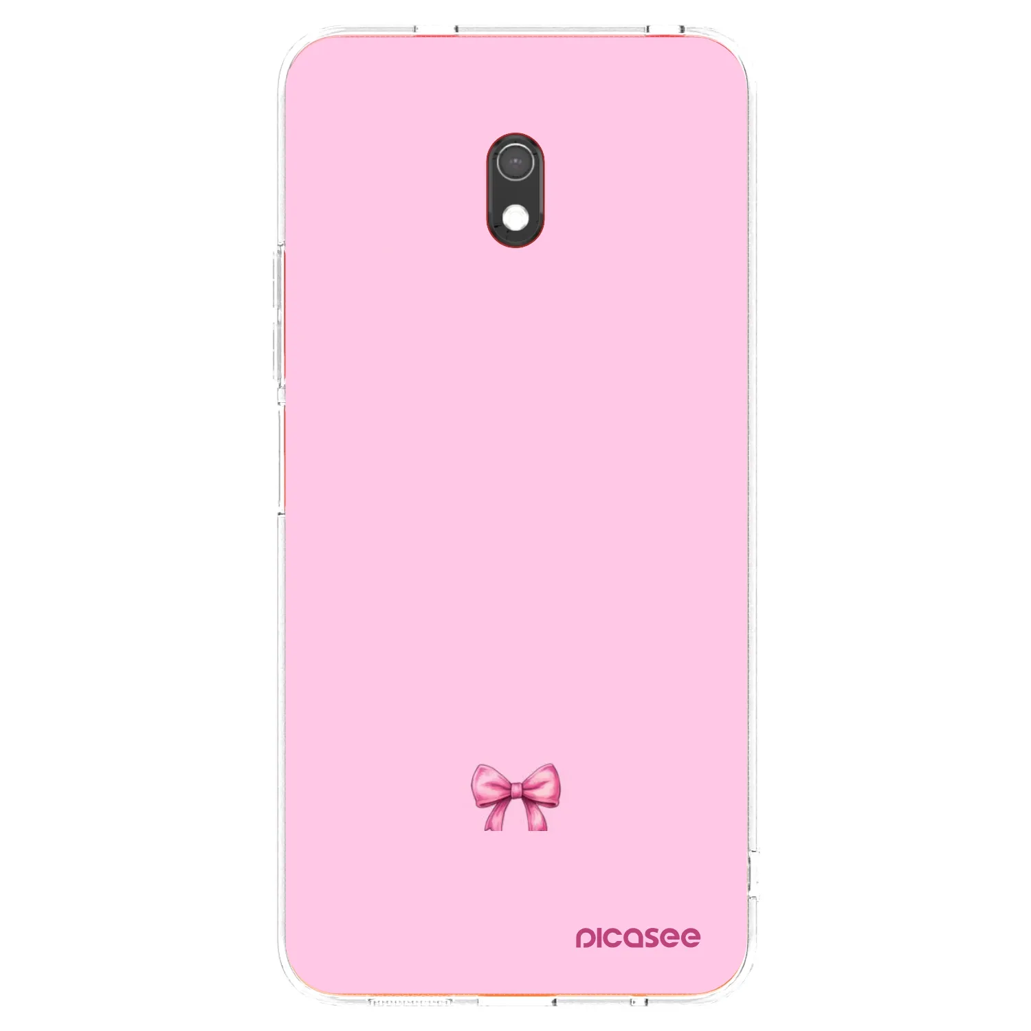 Picasee silikonska prozirna maskica za Xiaomi Redmi 8A - Blush bow