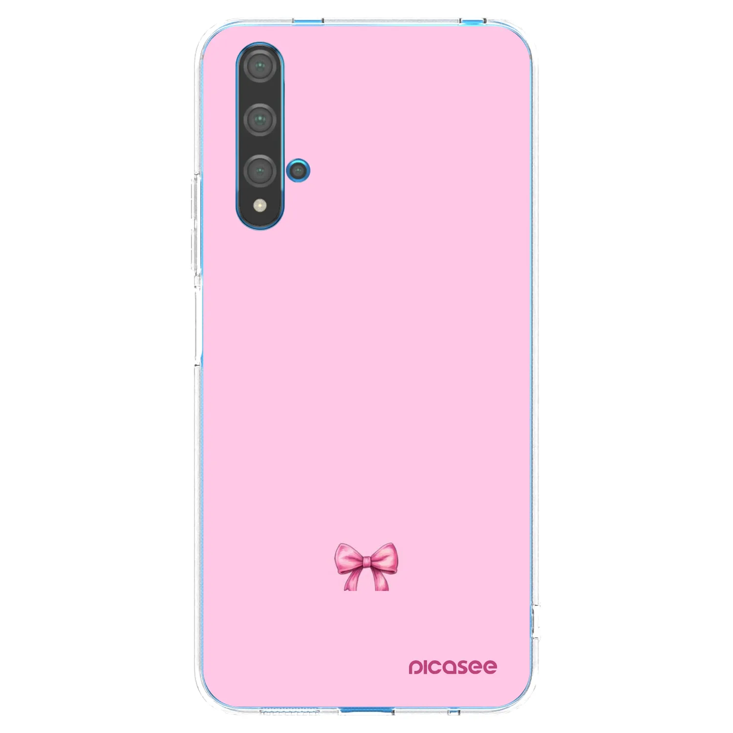 Picasee silikonska prozirna maskica za Huawei Nova 5T - Blush bow