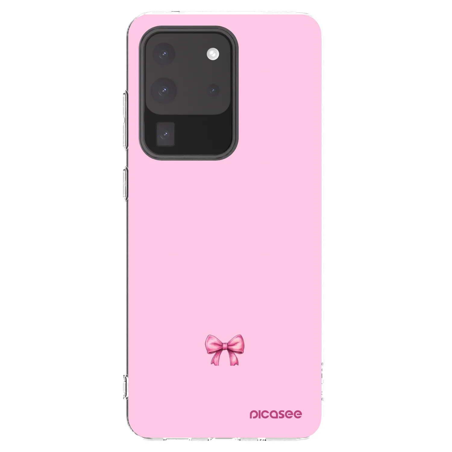 Picasee silikonska prozirna maskica za Samsung Galaxy S20 Ultra 5G G988F - Blush bow