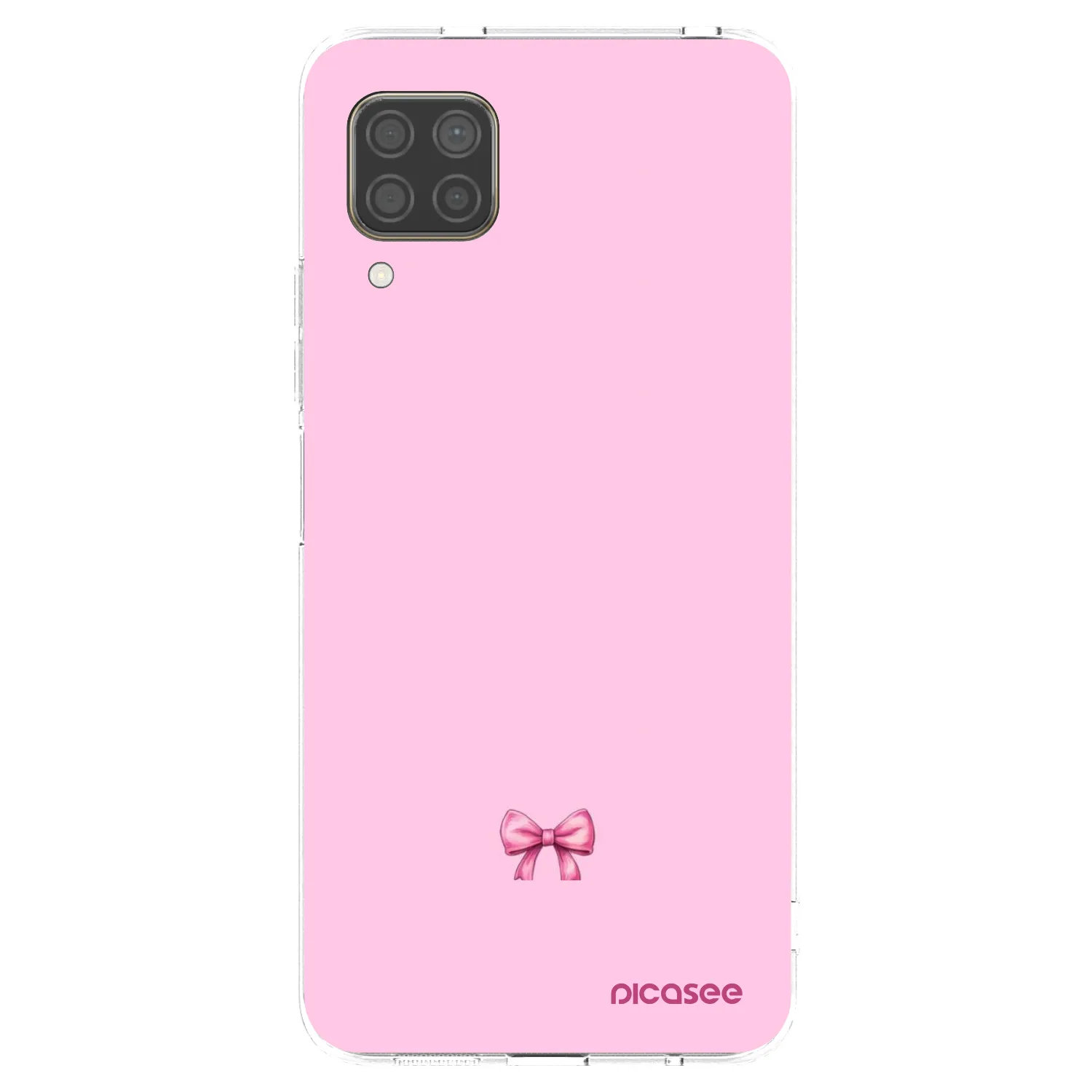 Picasee silikonska prozirna maskica za Huawei P40 Lite - Blush bow