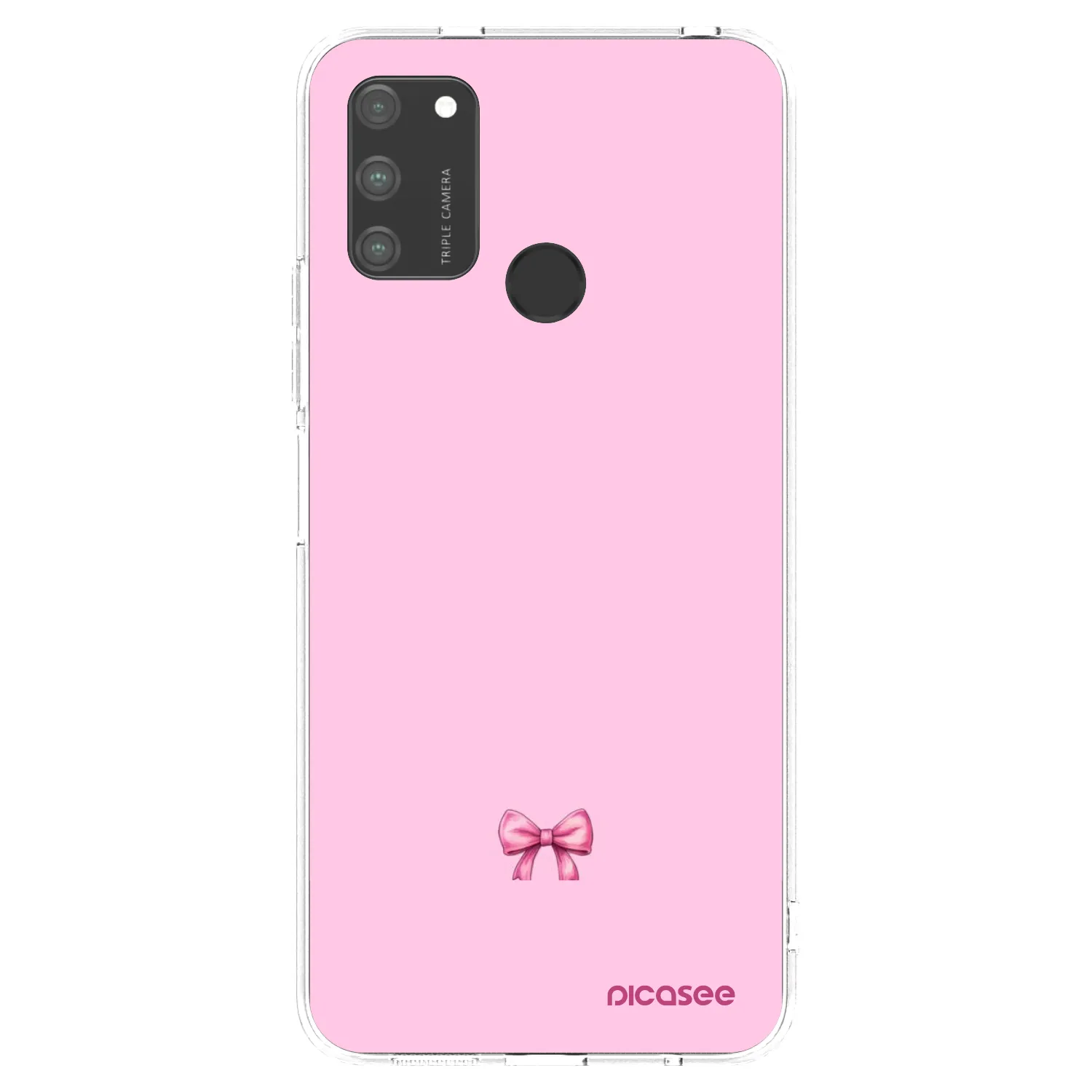 Picasee silikonska prozirna maskica za Honor 9A - Blush bow