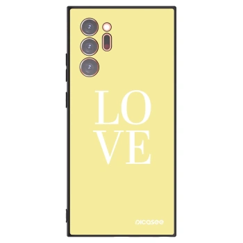 Picasee crna silikonska maskica za Samsung Galaxy Note 20 Ultra - Love