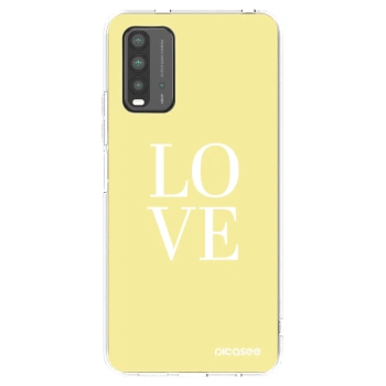 Picasee silikonska prozirna maskica za Xiaomi Redmi 9T - Love