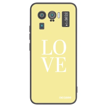 Picasee crna silikonska maskica za Xiaomi Mi 11 Ultra - Love