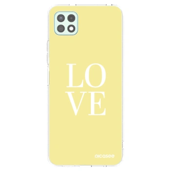 Picasee silikonska prozirna maskica za Samsung Galaxy A22 A226B 5G - Love