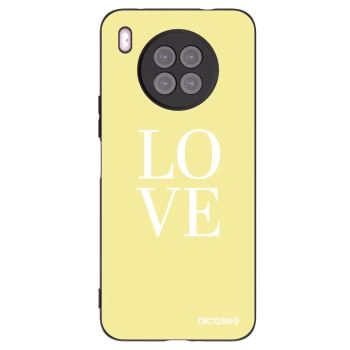 Picasee crna silikonska maskica za Huawei Nova 8i - Love