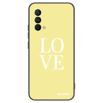 Picasee crna silikonska maskica za Realme GT Master Edition 5G - Love